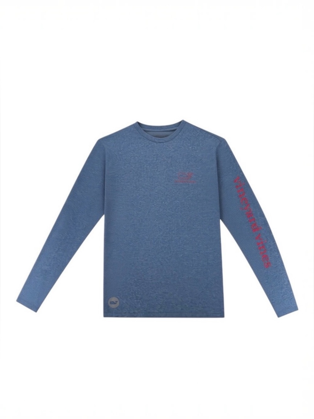 Vineyard Vines Men's T-Shirt XS Blue Long Sleeve Performance Logo Graphic Casual